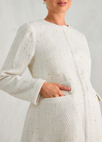 Молочное демисезонное Пальто для беременных однобортное SHEIN