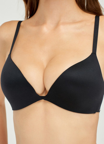 Чорний безшовний бюстгальтер Marc & André без кісточок поліамід