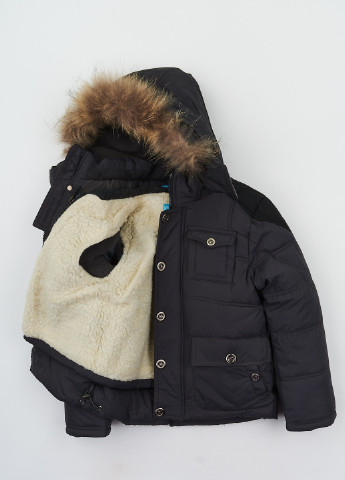 Серая зимняя комплект (куртка, жилет) Ohccmith