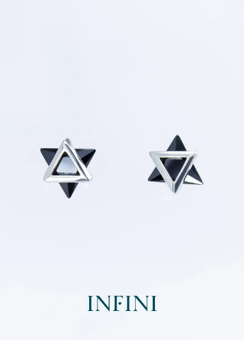 Серьги серебряные Infini (222694068)
