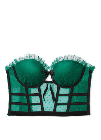Зелений демісезонний комплект (корсет, трусики) Victoria's Secret