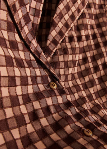 Коричнева блуза Reserved