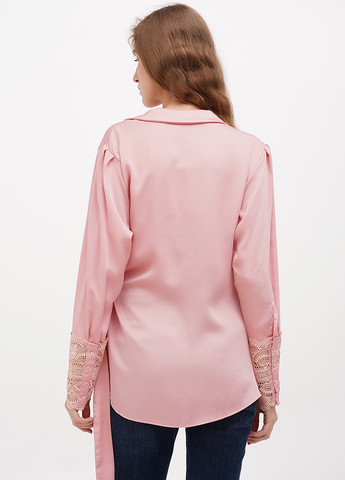 Пудрова блуза на запах Sassofono Club