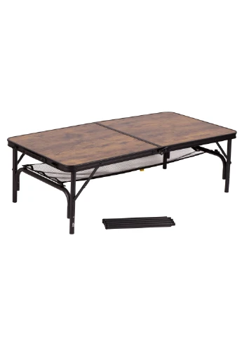 Стол Greene 120x60 cm Black/Wood look (1404210) Bo-Camp (253429768)