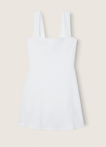 Белое спортивное платье клеш, платье-майка Victoria's Secret однотонное
