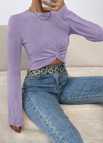 Фиолетовый демисезонный джемпер джемпер SHEIN