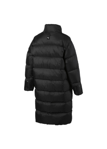 Куртка Puma Long Oversized Down Coat Wms чёрная спортивная