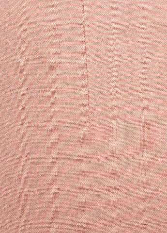 Светло-розовая офисная однотонная юбка Oodji миди
