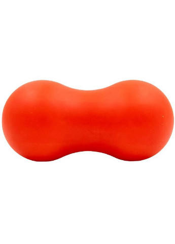 Массажный мячик 14х6,5 см двойной красный (каучук) для миофасциального релиза и самомассажа EF-DBK14R EasyFit (243205416)
