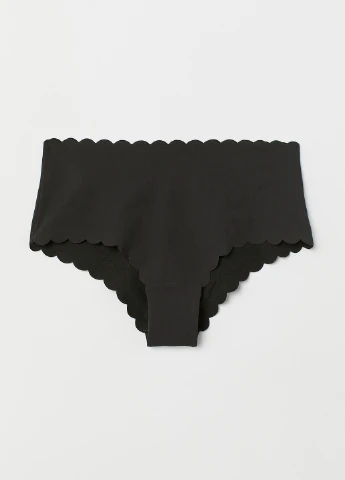 Черные купальные трусики-плавки однотонные H&M