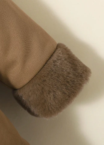 Коричнева зимня куртка SHEIN