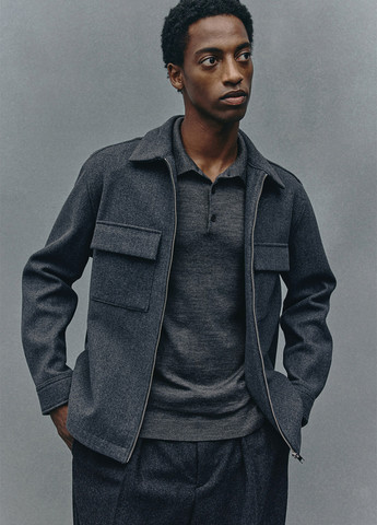 Темно-сірий демісезонний светр H&M