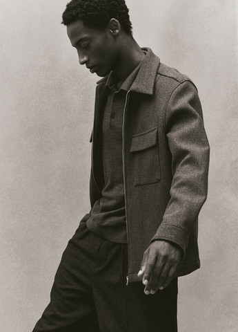 Темно-сірий демісезонний светр H&M