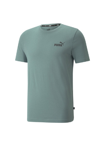 Синяя футболка essentials small logo men's tee Puma