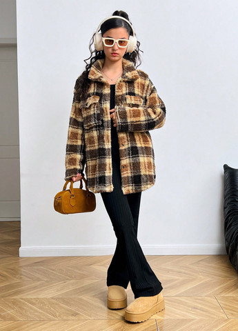 Куртка-рубашка SHEIN (342411848)