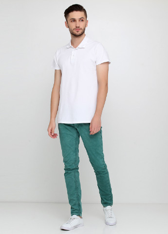 Зеленые демисезонные зауженные джинсы Cycle