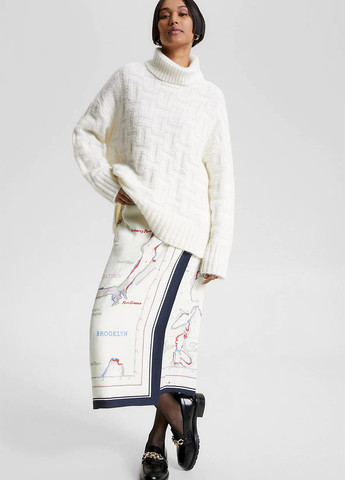 Молочний зимовий светр Tommy Hilfiger