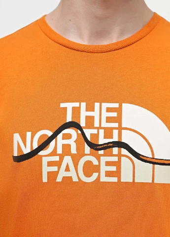 Помаранчева футболка The North Face
