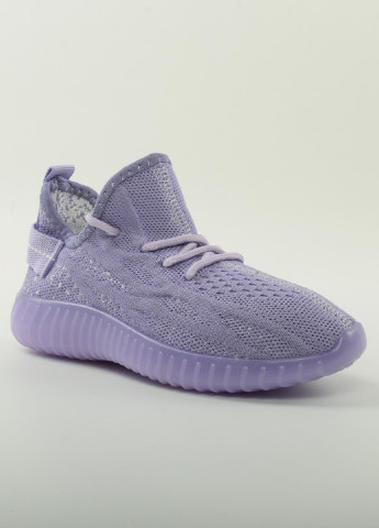 Фиолетовые всесезонные кроссовки No Brand