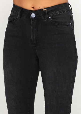 Черные демисезонные зауженные джинсы Madoc Jeans