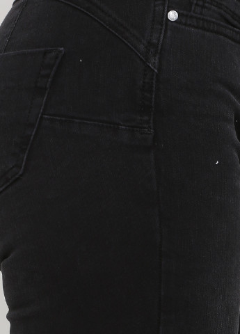 Черные демисезонные зауженные джинсы Madoc Jeans