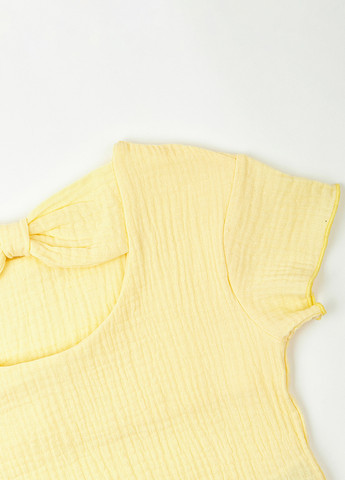 Желтый летний комплект (футболка, шорты) KRAKO