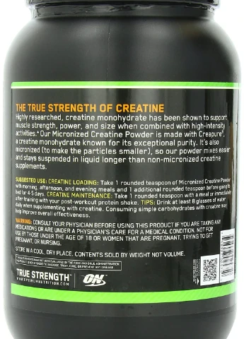 Мікронізований Креатин Моногідрат Creatine Powde 2000g Optimum Nutrition (254916591)