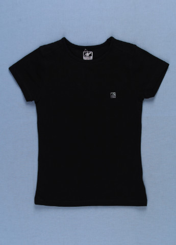 Черная летняя футболка Rucanor