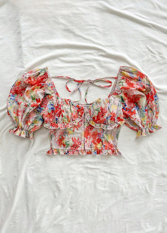 Комбинированная блуза SHEIN