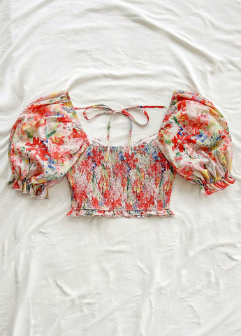 Комбинированная блуза SHEIN