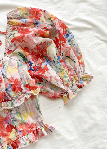 Комбинированная блуза SHEIN