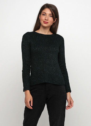 Темно-зеленый зимний свитер H&M