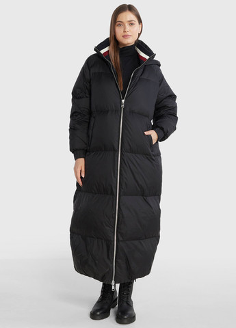 Чорна зимня куртка куртка-пальто Tommy Hilfiger