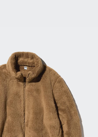 Коричневая демисезонная куртка Uniqlo