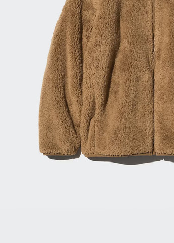 Коричневая демисезонная куртка Uniqlo