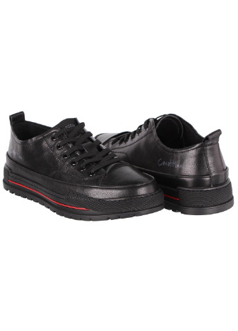 Черные демисезонные мужские кроссовки 196895 Cosottinni
