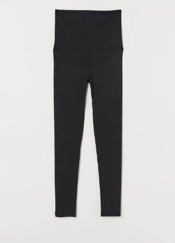 Черные демисезонные леггинсы для беременных H&M