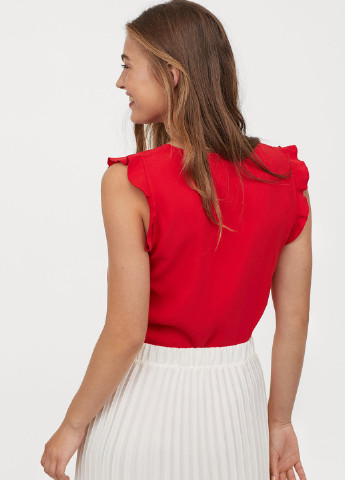 Червона літня блуза H&M