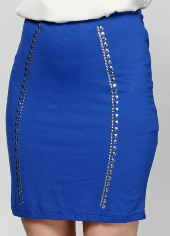 Синяя кэжуал юбка Even & Odd
