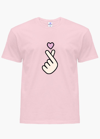 Розовая демисезонная футболка детская бтс (bts)(9224-1063) MobiPrint
