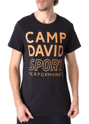 Черная футболка Camp David