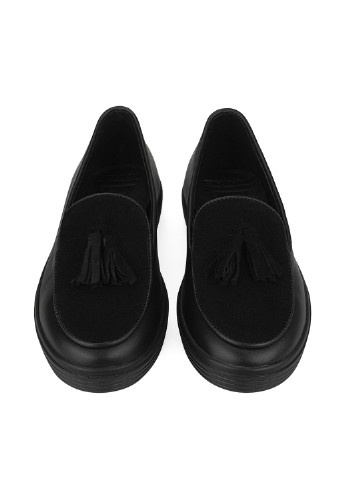 Черные туфли без каблука Grani