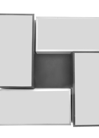 Світильник світлодіодний настінно-стельовий WBL-12/70W WW WH/BK Brille (253893719)