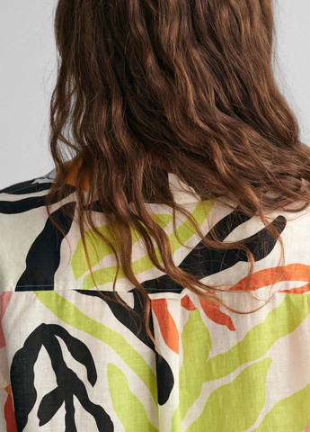 Жовтий кежуал сукня сукня-сорочка Gant з малюнком