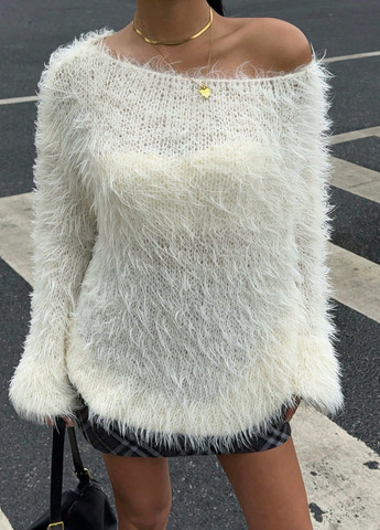 Бежевий демісезонний светр SHEIN