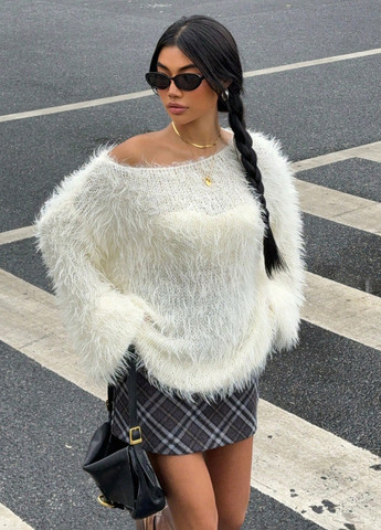 Бежевий демісезонний светр SHEIN