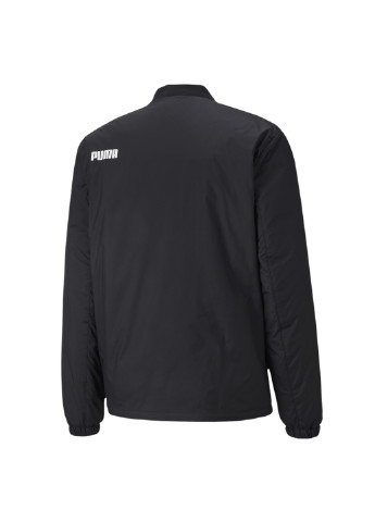 Куртка Essentials+ Style Men’s Bomber Jacket Puma однотонний чорний спортивний бавовна, поліестер, нейлон, еластан
