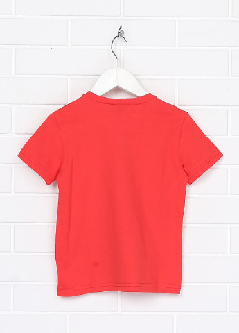Червона літня футболка з коротким рукавом United Colors of Benetton