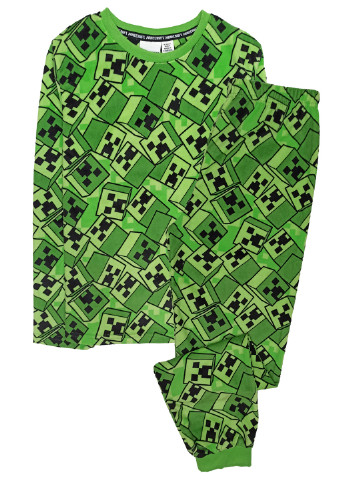 Зеленая всесезон пижама (свитшот, брюки) Primark