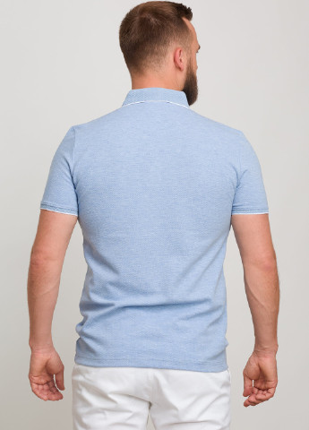 Индиго футболка-поло для мужчин Trend Collection меланжевая